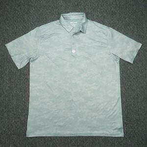 Pins & Aces Shirt Mens‎ XXL Gray Honeycomb Camo Polo Performance Short Sleeve